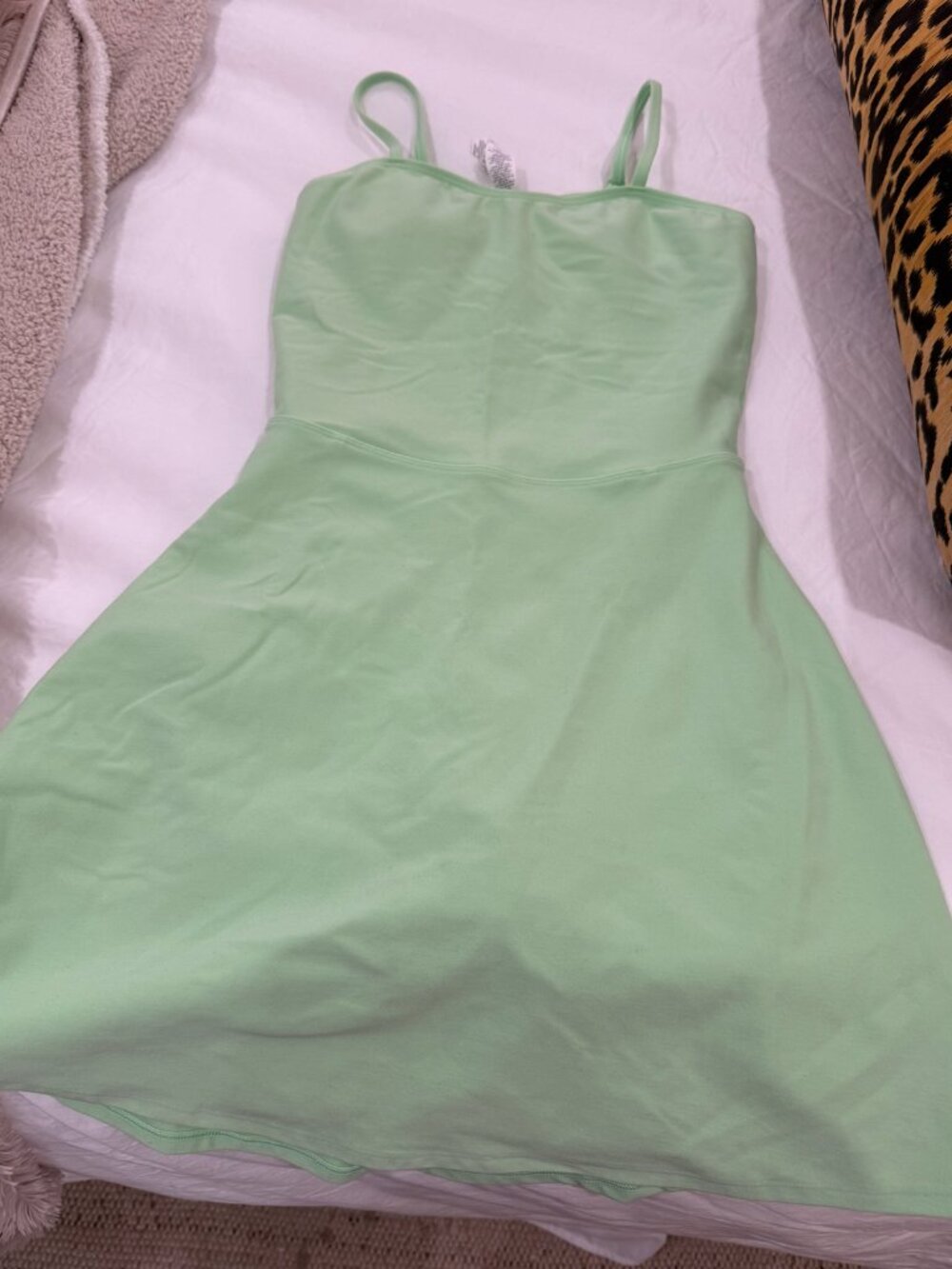 ALO Yoga Botanical Green Courtside Dress